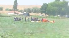 Ankara'da e�itim helikopteri d��t�: Yaral�lar var