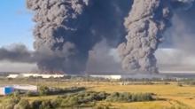 Rusya'n�n lojistik merkezine �HA sald�r�s�: Yaral�lar var