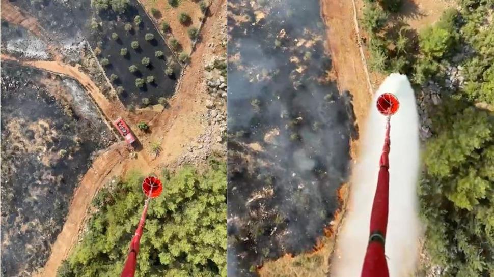 Alevler ormana yaklaştı! Antalya'da yangın alarmı