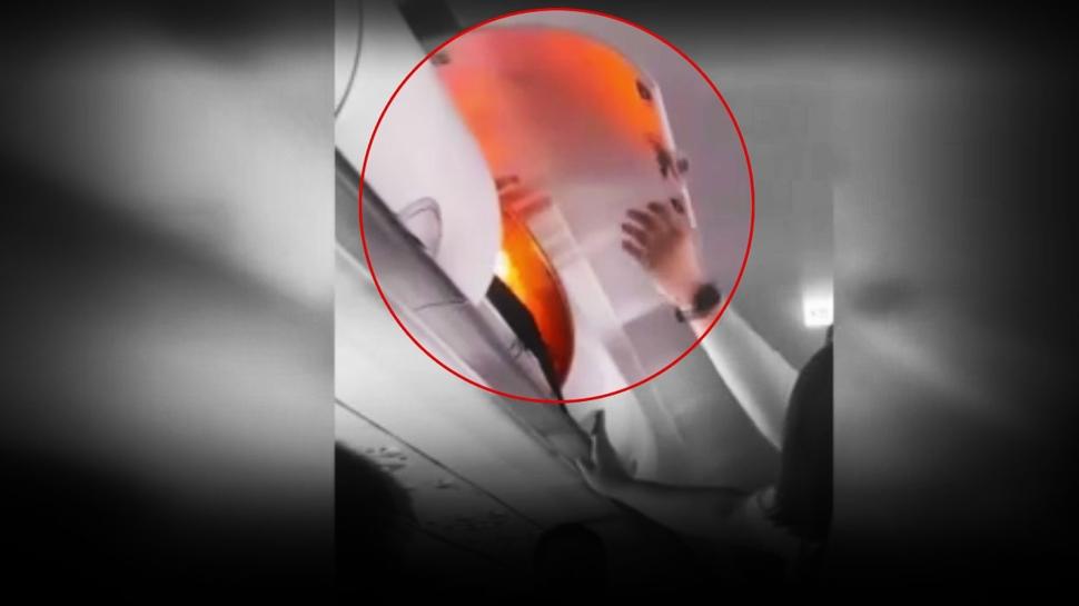 Çin'de iniş yapan uçakta yangın çıktı: Kabin ekibi felaketi önledi