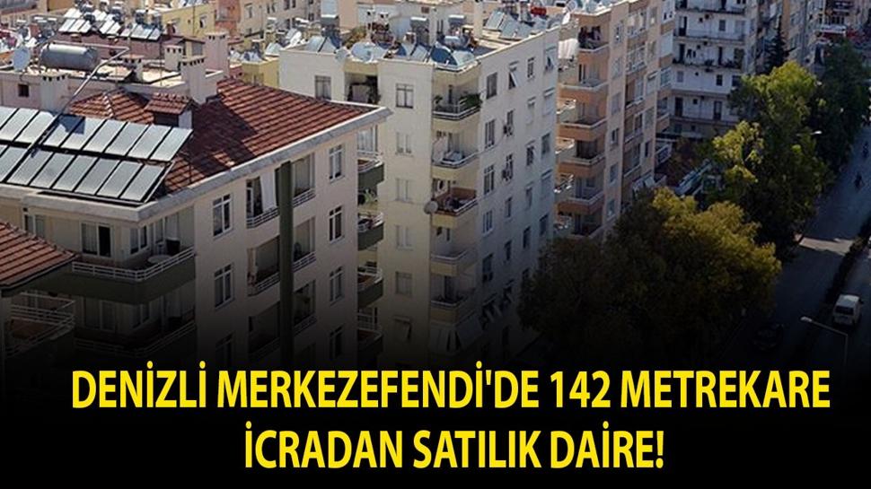 Denizli Merkezefendi'de 142 metrekare icradan satılık daire!