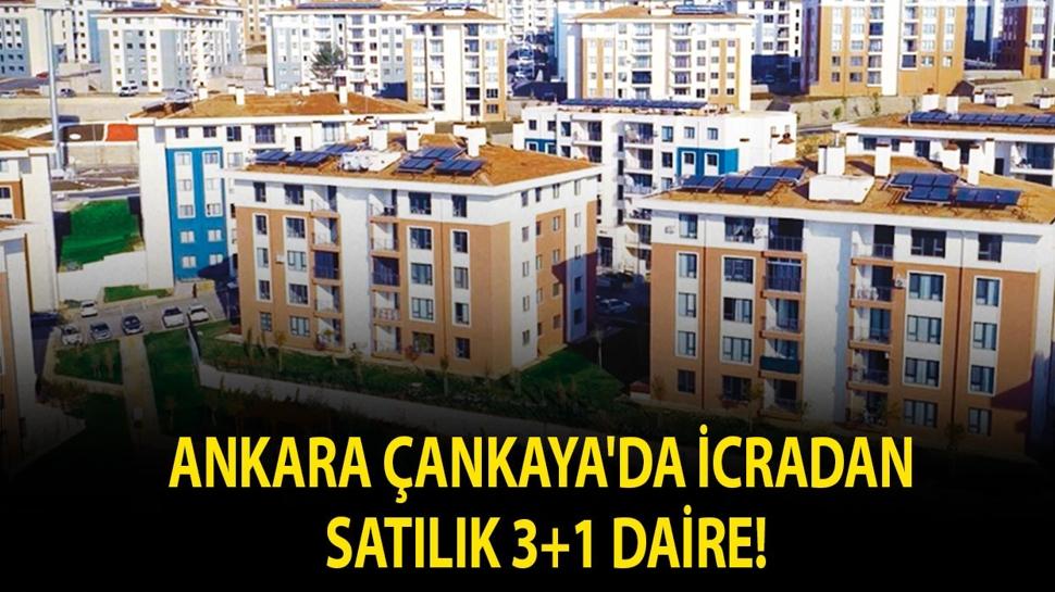 Ankara Çankaya'da icradan satılık 3+1 daire!