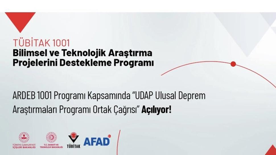 AFAD ve TÜBİTAK'tan ortak deprem araştırması çağrısı