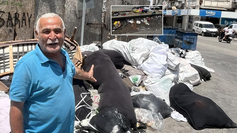 Çöp dağları caddeyi sardı! Vatandaş CHP'li belediyeye isyan etti
