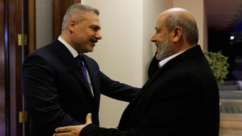Ankara'da önemli görüşme... Bakan Fidan, Hamas lideri Hayye ile bir araya geldi