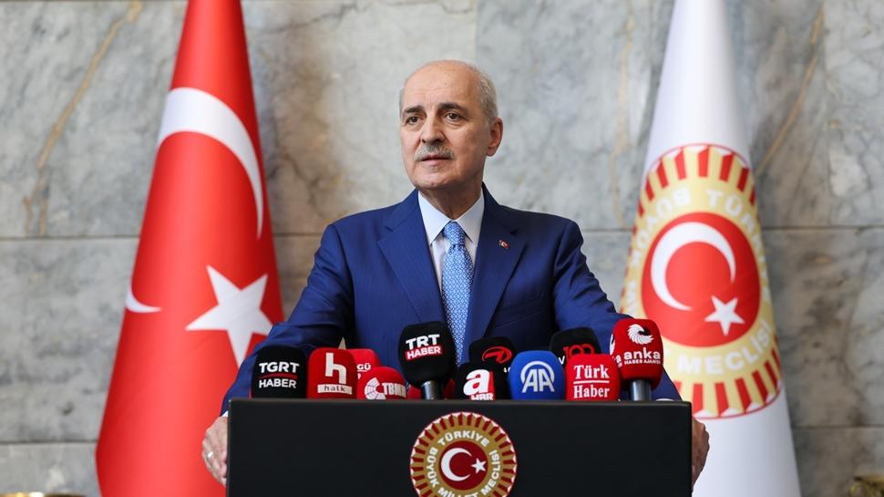 TBMM Başkanı Numan Kurtulmuş, AK Parti heyetini kabul etti
