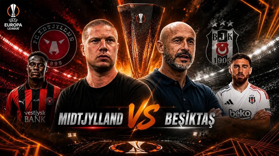 Midtjylland-Beşiktaş maç kadrosu ve muhtemel ilk 11'ler!