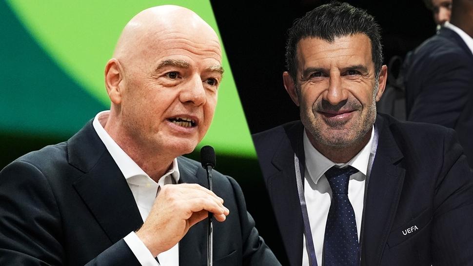 Figo'dan Infantino'ya zehir zemberek sözler! "FIFA'nın başında olmamalı"