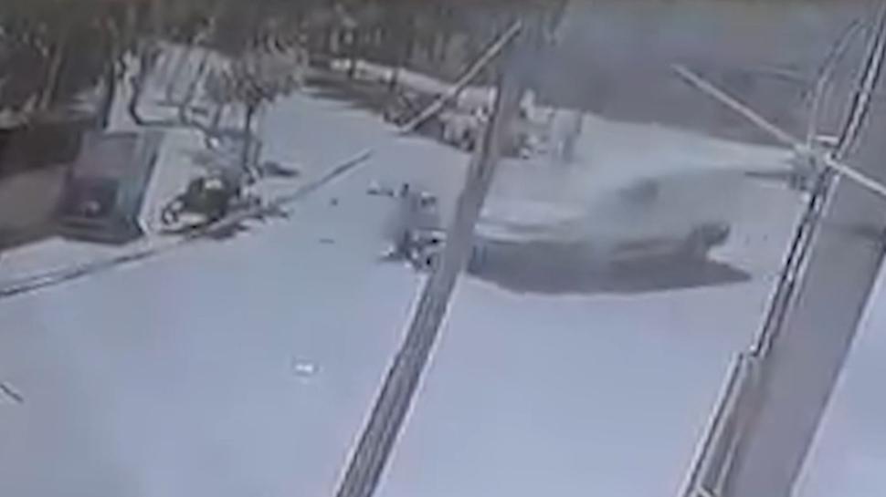 Çorlu’da feci kaza: O anlar kamerada