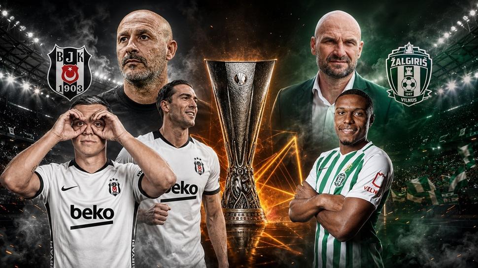 Beşiktaş-Kauno Zalgiris maç kadrosu ve muhtemel ilk 11'ler belli oldu!
