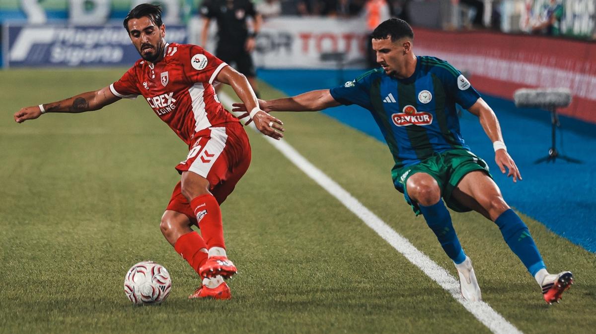 Samsunspor, Rize deplasmanında 2 golle güldü