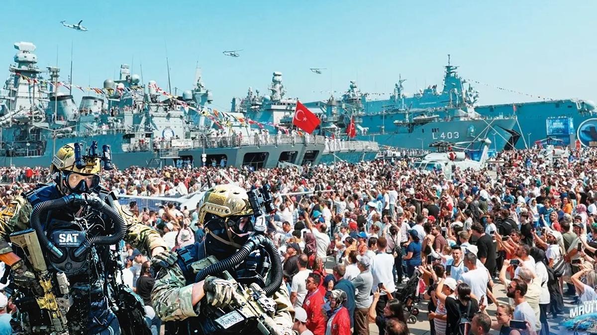 Adım atacak yer kalmadı! TEKNOFEST Mavi Vatan'a ziyaretçi akını
