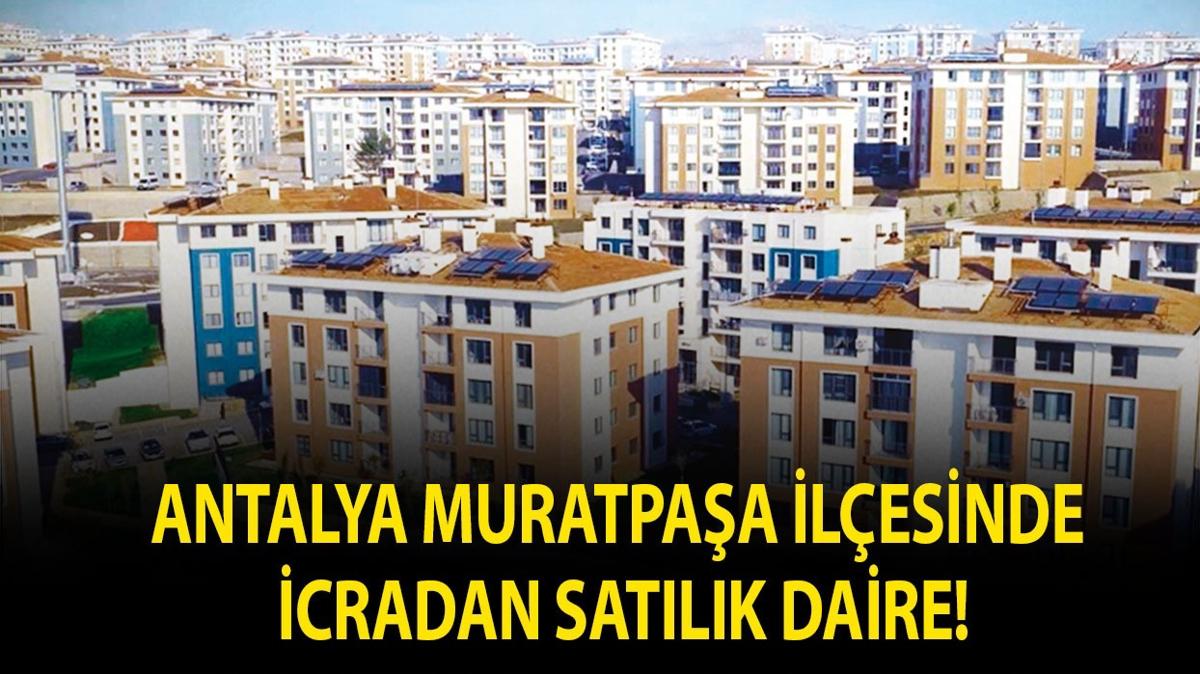 Antalya Muratpaşa ilçesinde icradan satılık daire!