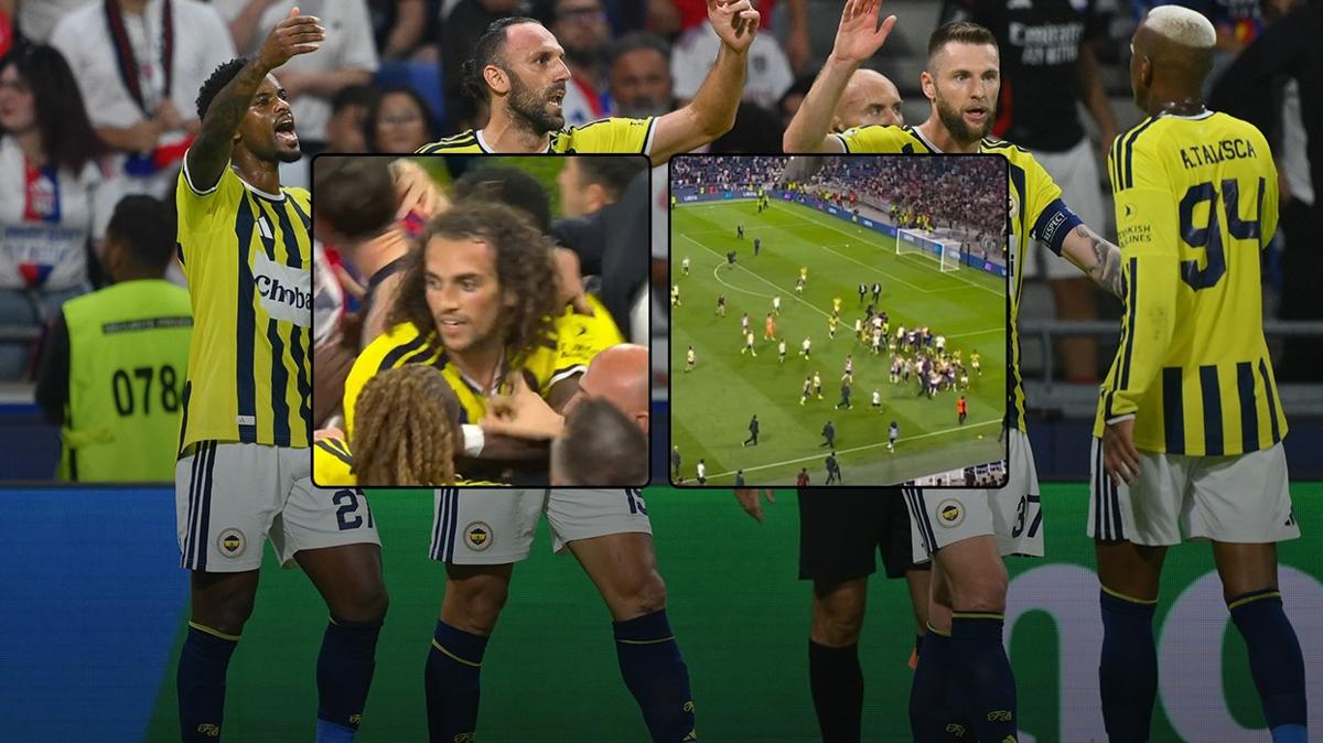 Maç sonu saha karıştı! Fransızlardan provokasyon