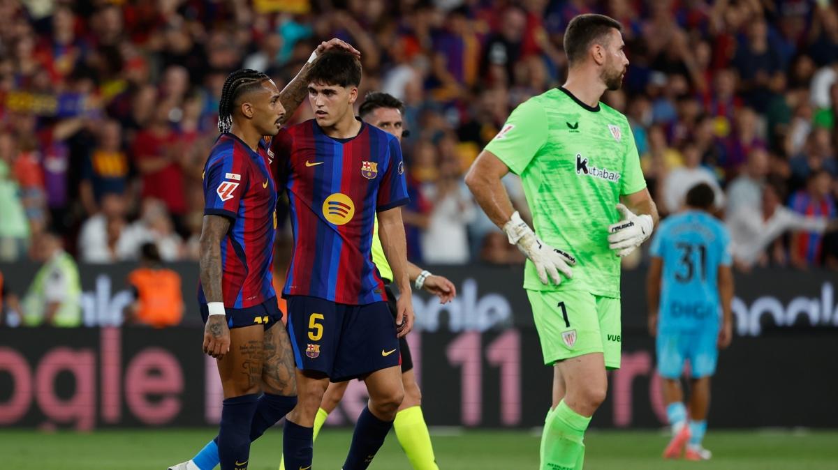 Barcelona lige 2'de 2'yle başladı