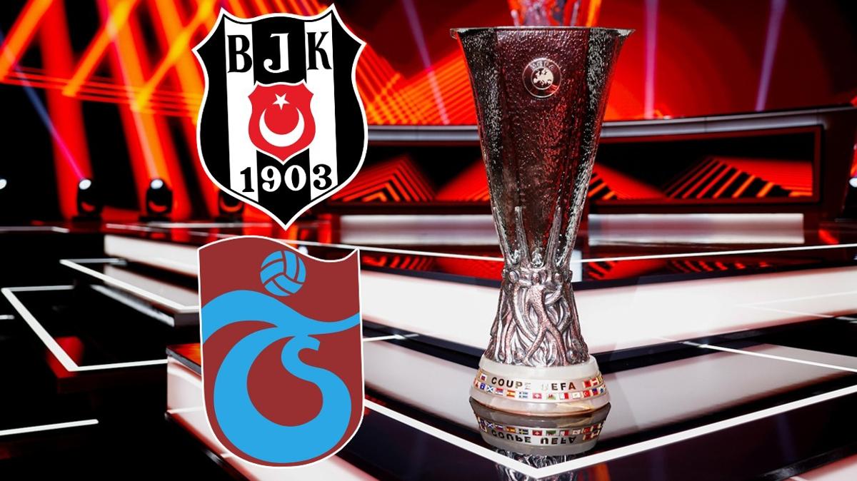 Beşiktaş ve Trabzonspor'un Avrupa geliri belli oldu!
