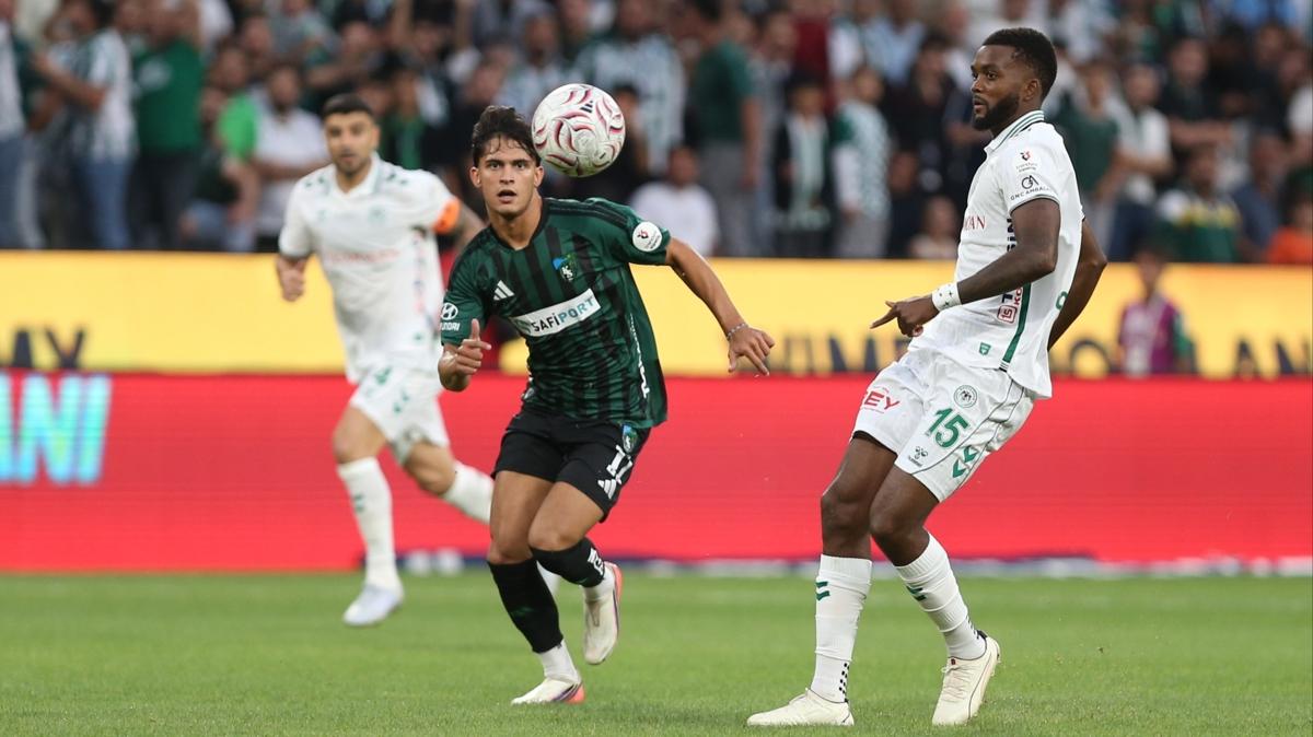 Kocaelispor Konya'yı geriden gelerek geçti