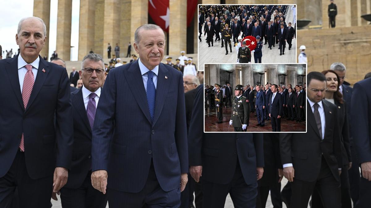 Başkan Erdoğan 30 Ağustos Zafer Bayramı Anıtkabir fotoğrafları resimleri