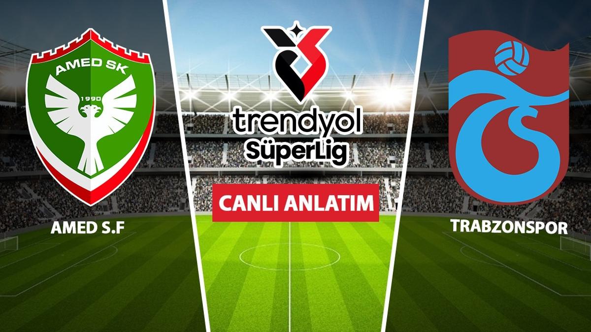 CANLI: Amed Sportif Faaliyetler - Trabzonspor