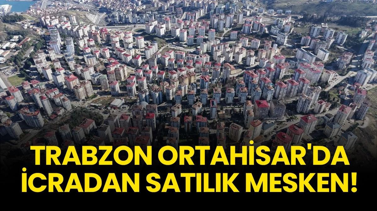 Trabzon Ortahisar'da icradan satılık mesken!