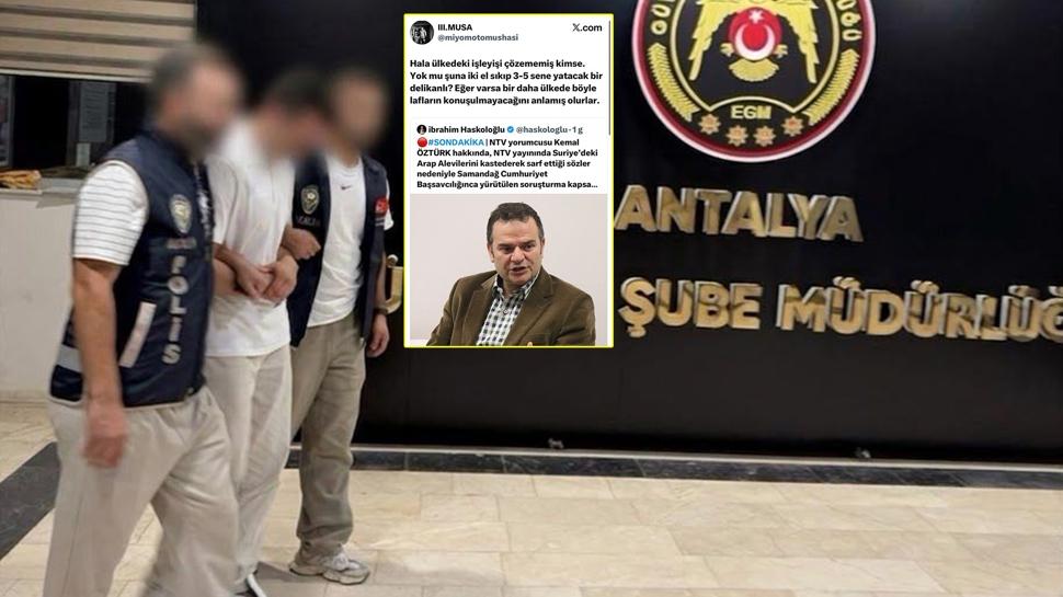 Gazeteci Kemal Öztürk'ü hedef gösteren şüpheli Antalya'da gözaltına alındı