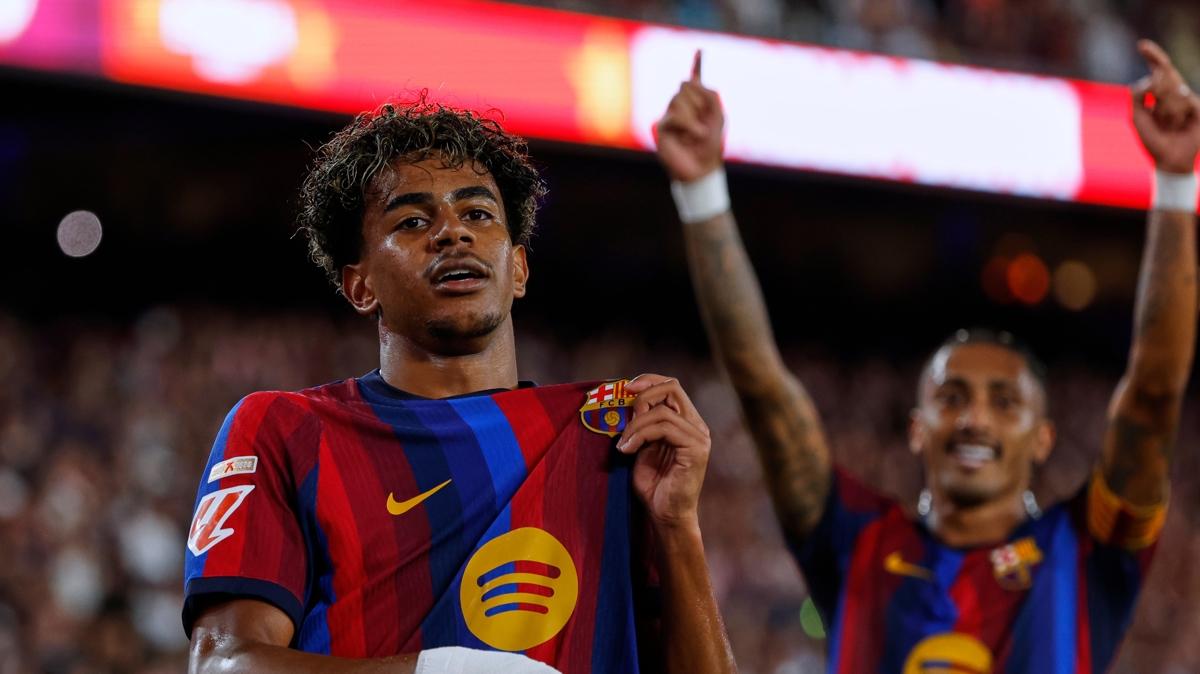 Galatasaray'ın rakibi Barcelona'dan Rayo Vallecano karşısında gövde gösterisi