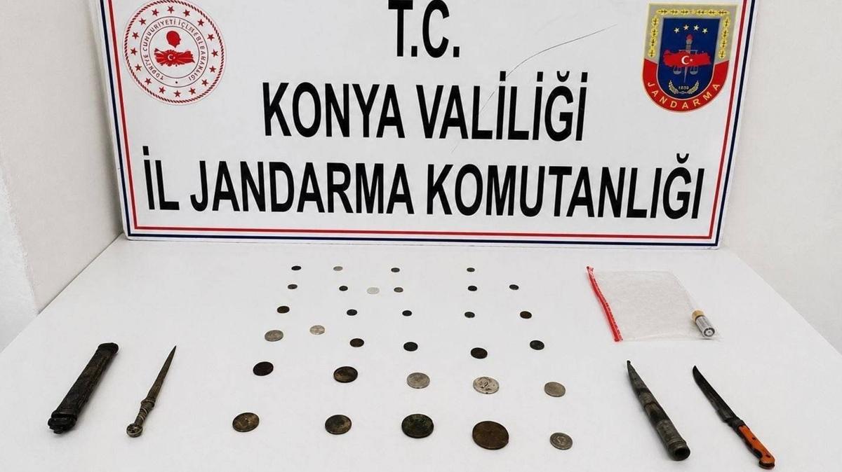 Konya'da define operasyonu: 13 şüpheli yakalandı