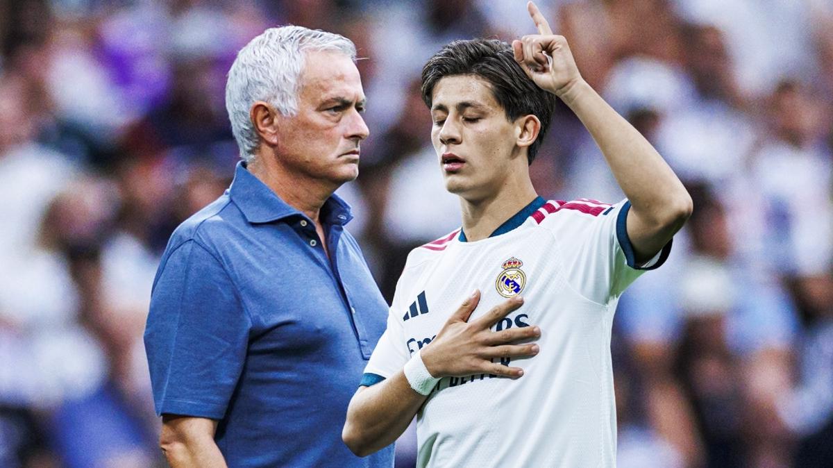Real Madrid'de taşlar yerinden oynayacak! Mourinho, Arda Güler için gözünü kararttı