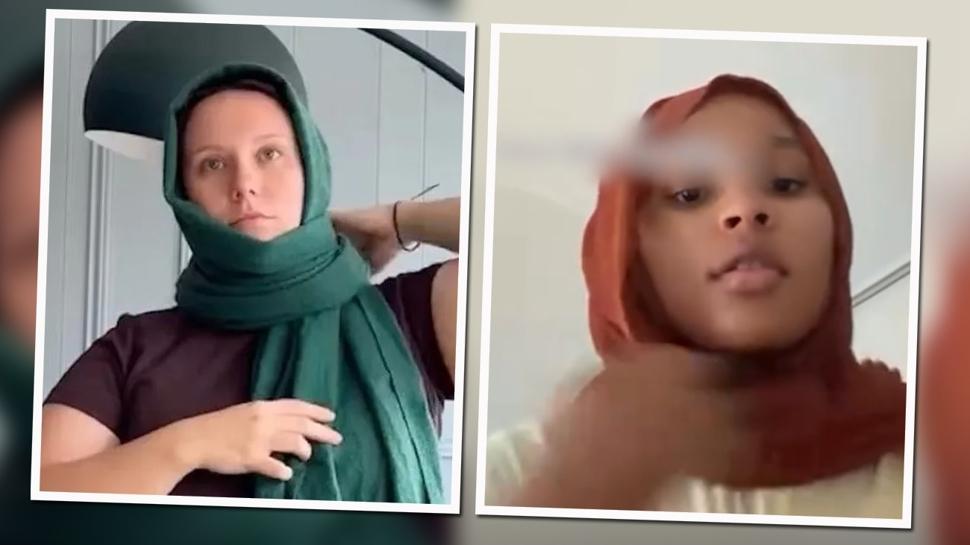 Sosyal medyada "başörtüsü" akımı! İslam düşmanlığı Fransa'yı ayağa kaldırdı