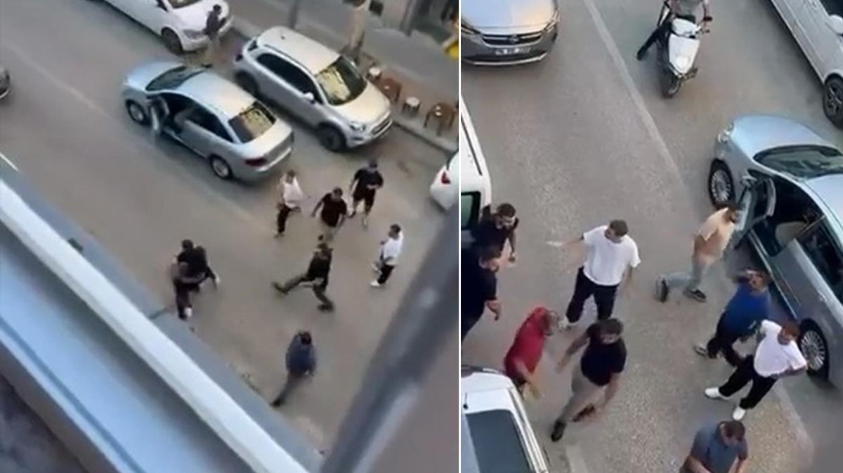 Bursa'da cadde ringe döndü: O anlar kamerada