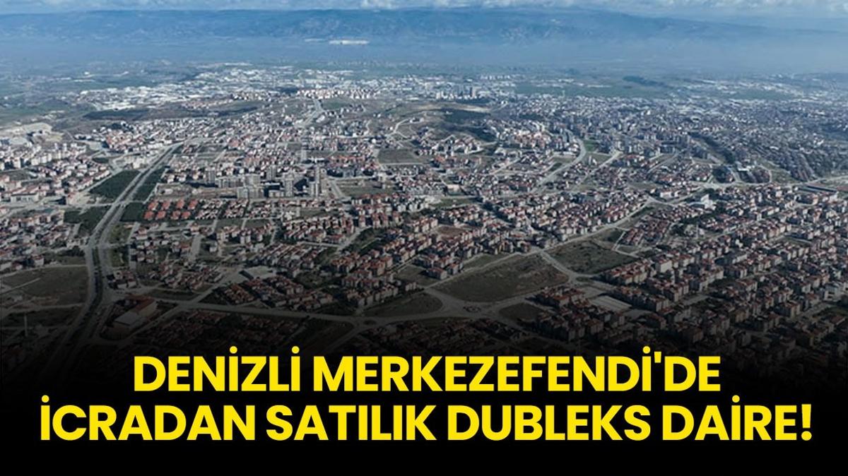 Denizli'de icradan satılık dubleks daire!
