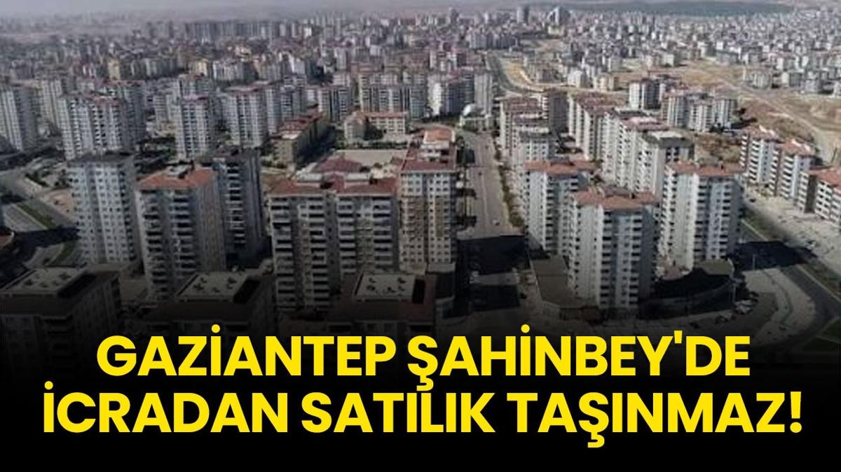Gaziantep Şahinbey'de icradan satılık taşınmaz!