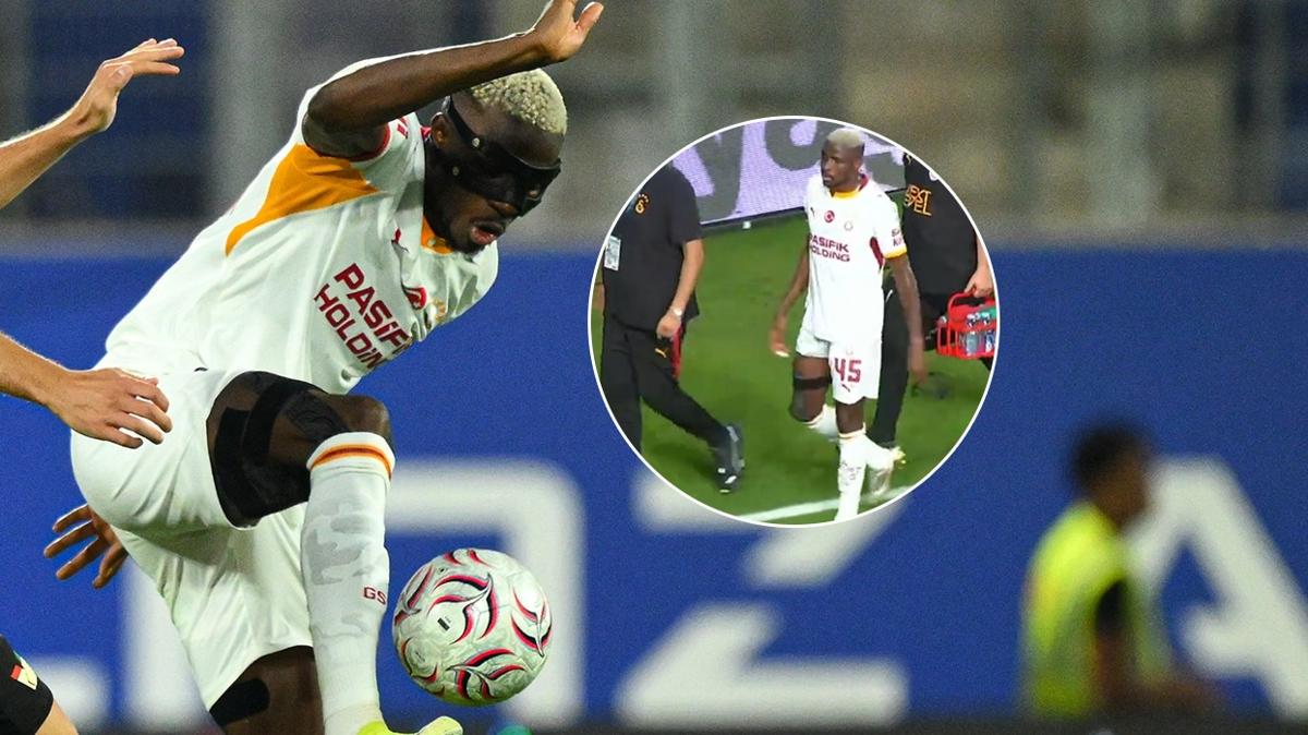 Maçta şok sakatlık! Victor Osimhen devam edemedi