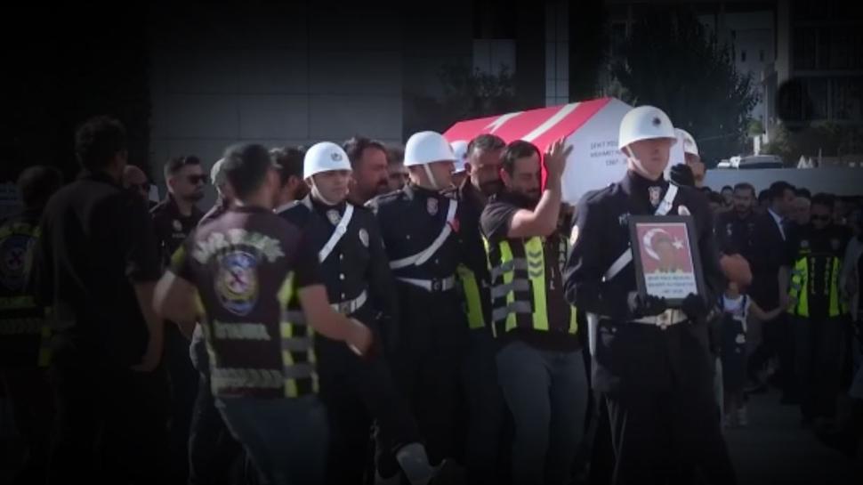 Şehit polis için yürek yakan veda: Mehmet Ali Topatan dualarla uğurlandı