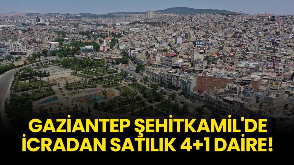 Gaziantep Şehitkamil'de icradan satılık 4+1 daire!