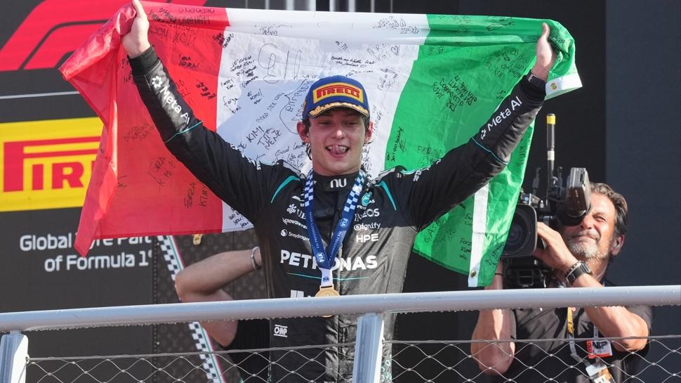 İtalya GP'de kazanan Kimi Antonelli
