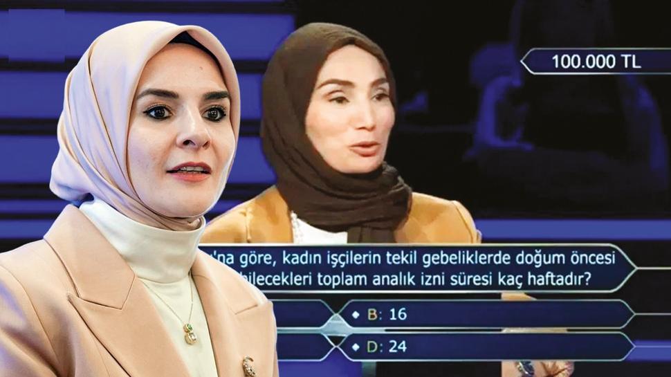 Kim Milyoner Olmak İster yarışmasındaki doğum izni sorusu gündem oldu! Cevabı Bakan Göktaş açıkladı