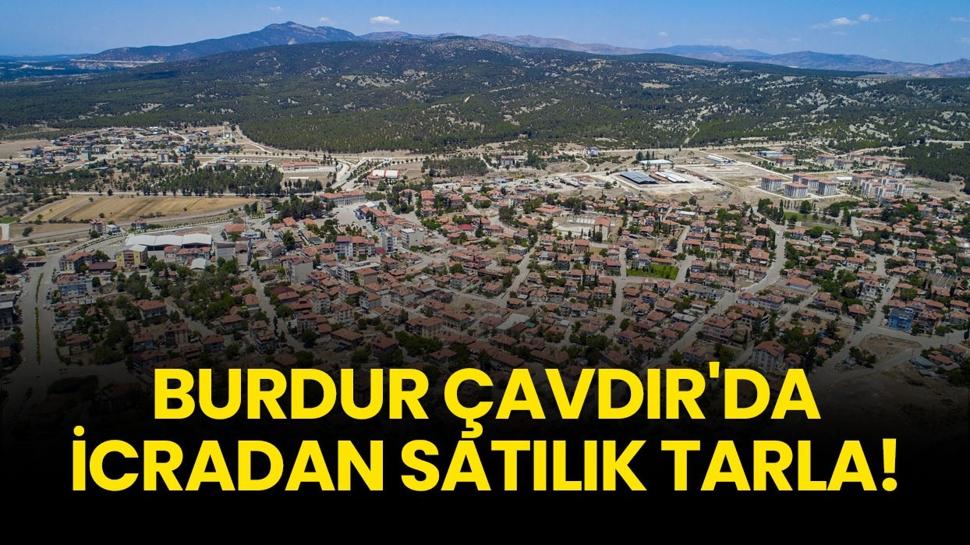 Burdur Çavdır'da icradan satılık tarla!