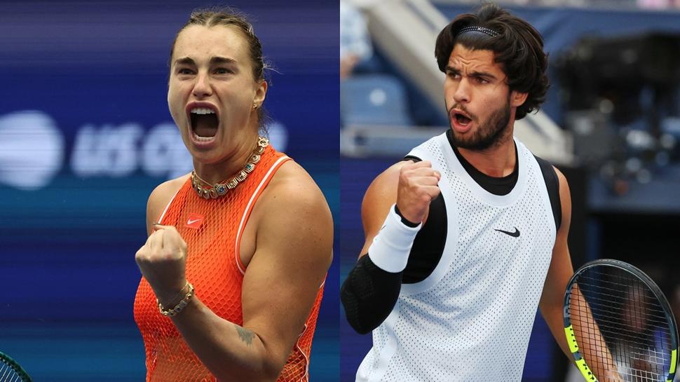 Sabalenka ve Alcaraz, ABD Açık'ta çeyrek finale yükseldi