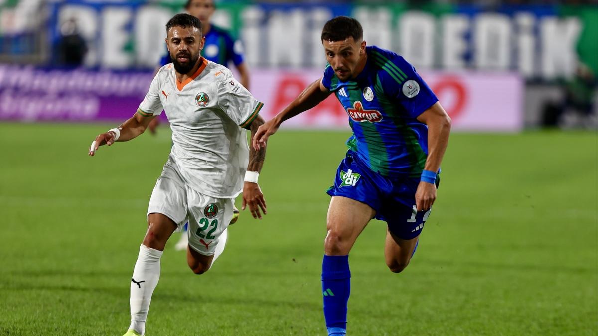 MAÇ SONUCU: Çaykur Rizespor: 0 - Alanyaspor: 1