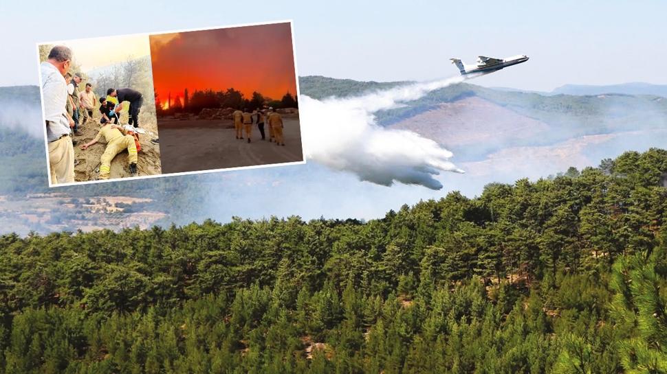 Alevlerle amansız mücadele! Adana'da 2 personel yaralandı