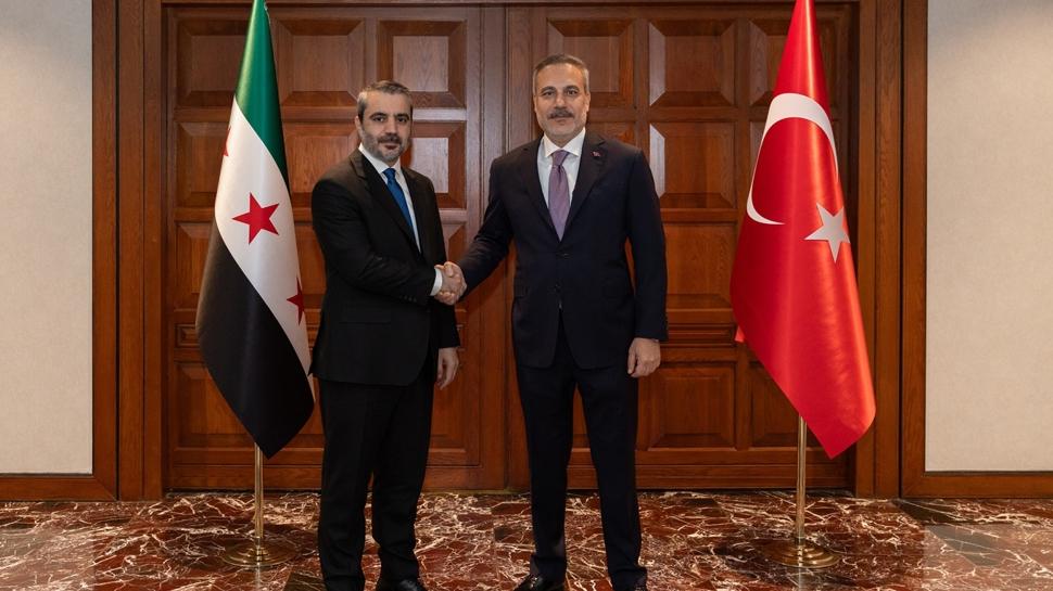 Bakan Fidan, Suriyeli mevkidaşıyla görüştü