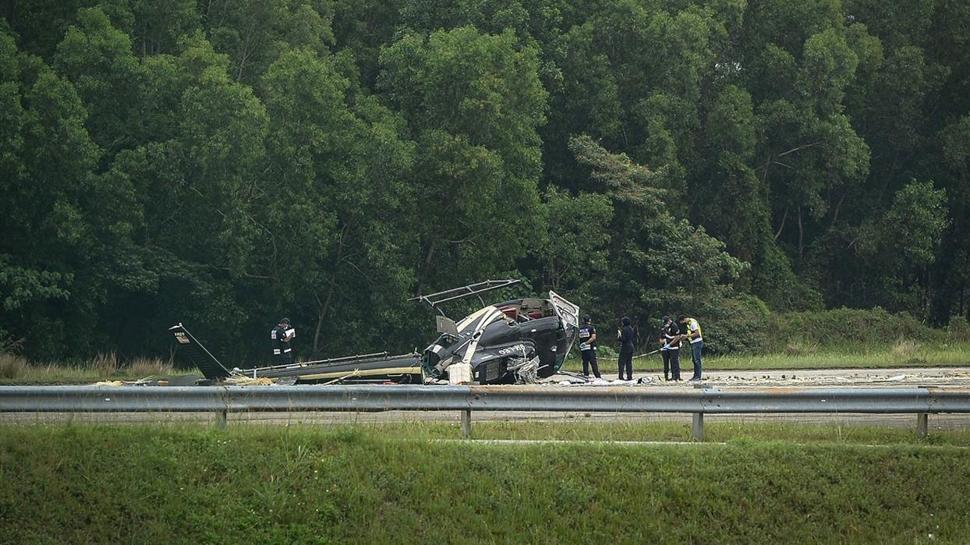 Malezya'da helikopter kazası: 5 kişi hayatını kaybetti