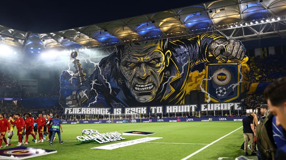 Fenerbahçe'den ses getiren kareografi! İtalyanlar bunu konuşuyor