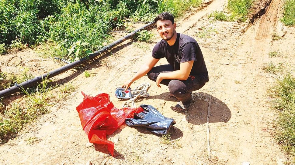 Hırsızlardan biber hasadı!