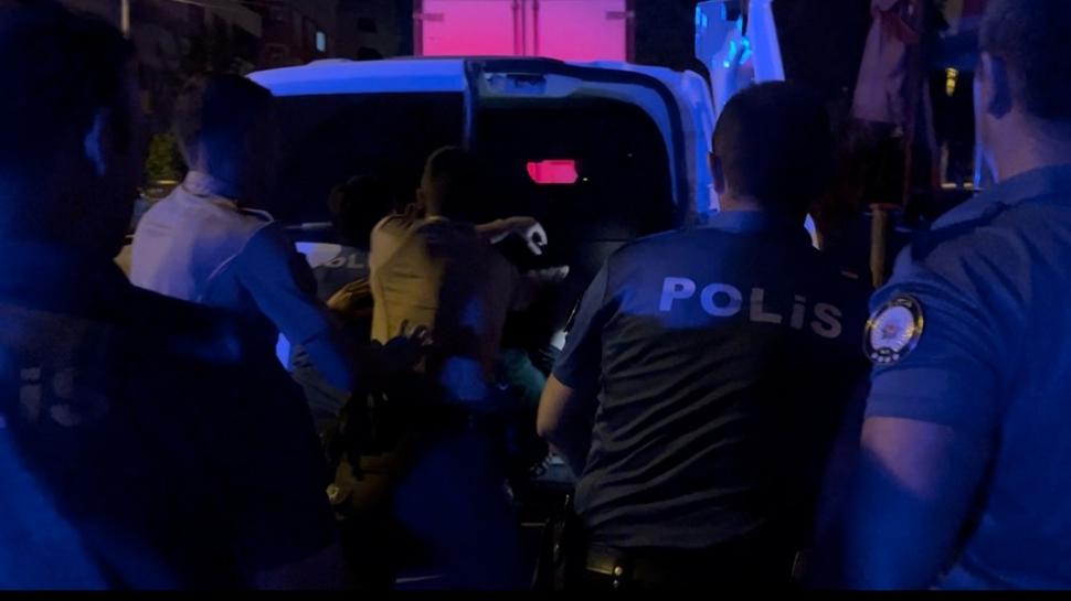 Önce eşine sonra polise saldırdı! Biber gazlı müdahale