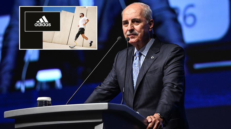 TBMM Başkanı Kurtulmuş'tan Adidas reklamına tepki: Büyük utanç insanlığa yeter