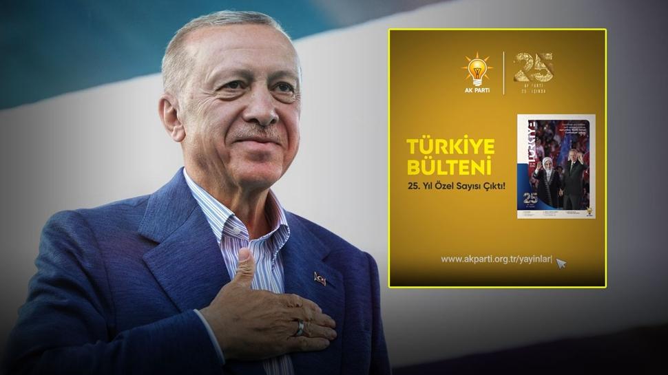 25 yıla damga vuran virajlar derlendi: AK Parti'nin 'Türkiye Bülteni' dergisi yayımlandı