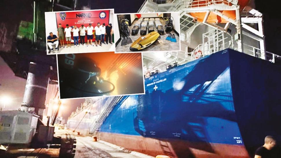Limanda 350 kiloluk zehir operasyonu
