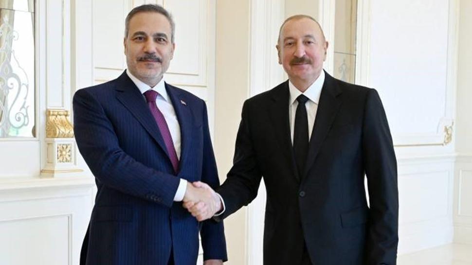 Bakan Fidan, Aliyev ile görüştü